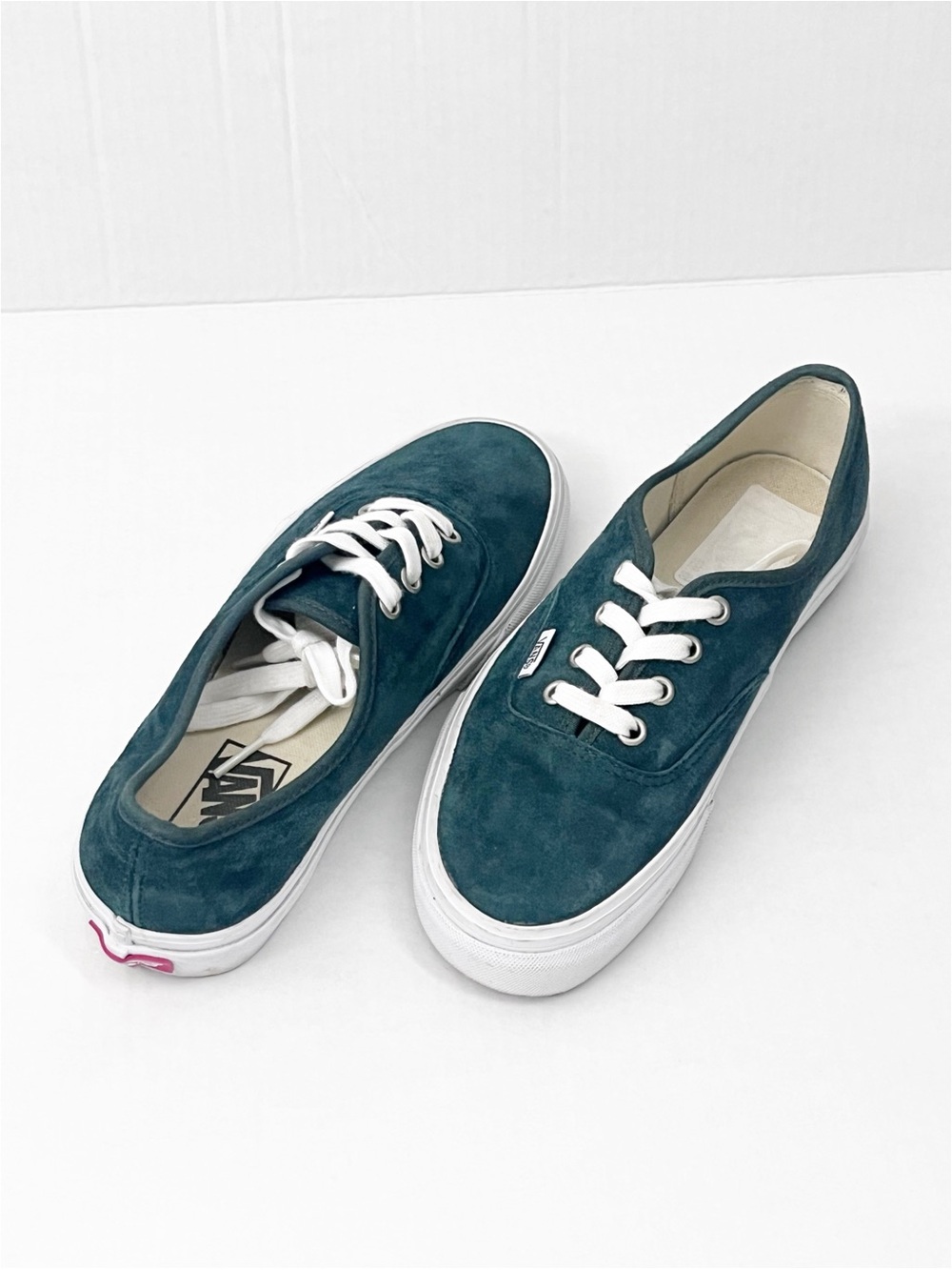 VANS Darkest Spruce Green Suede Low Top Scotchgard Sneakers Women’s Size 7